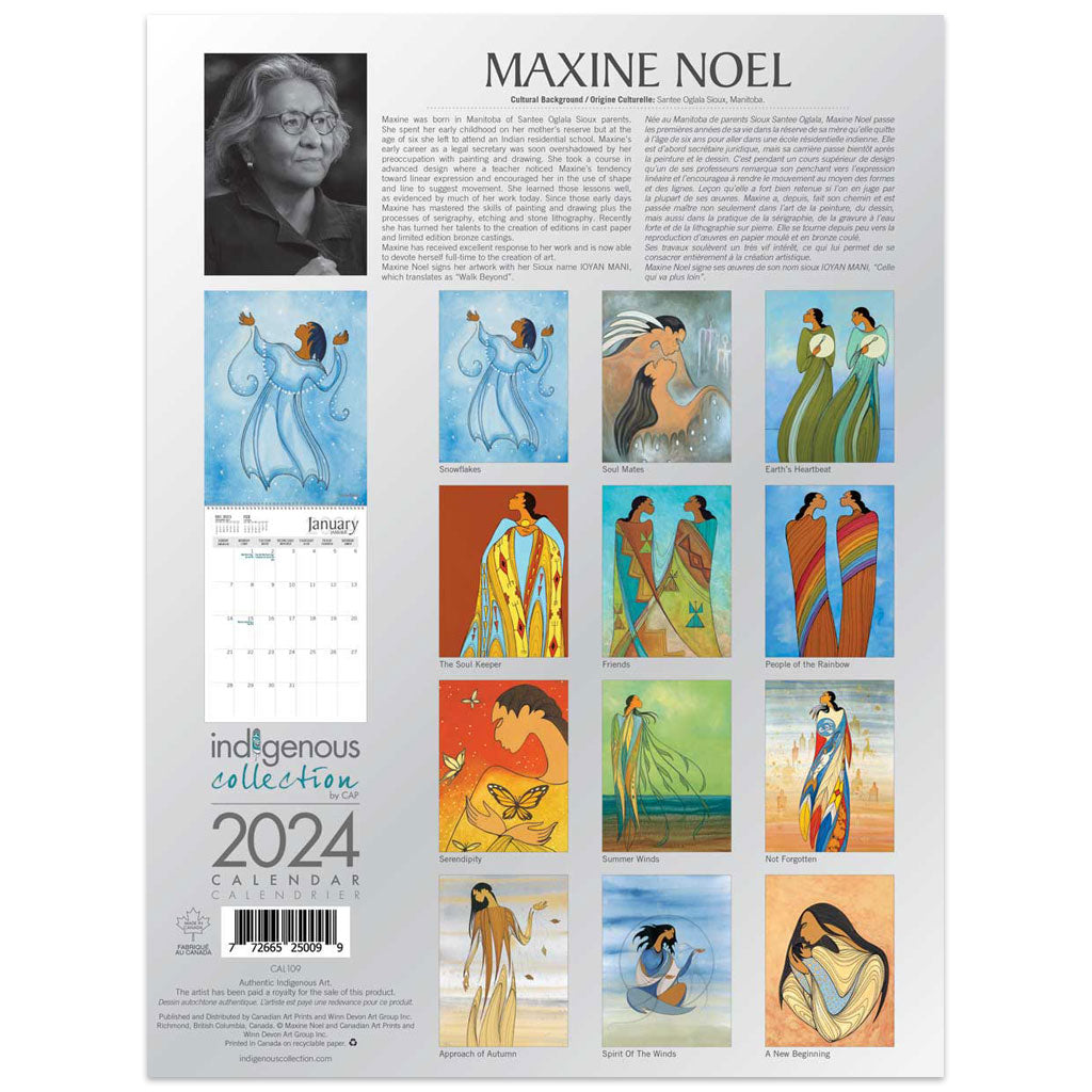 2024 Calendar - Maxine Noel