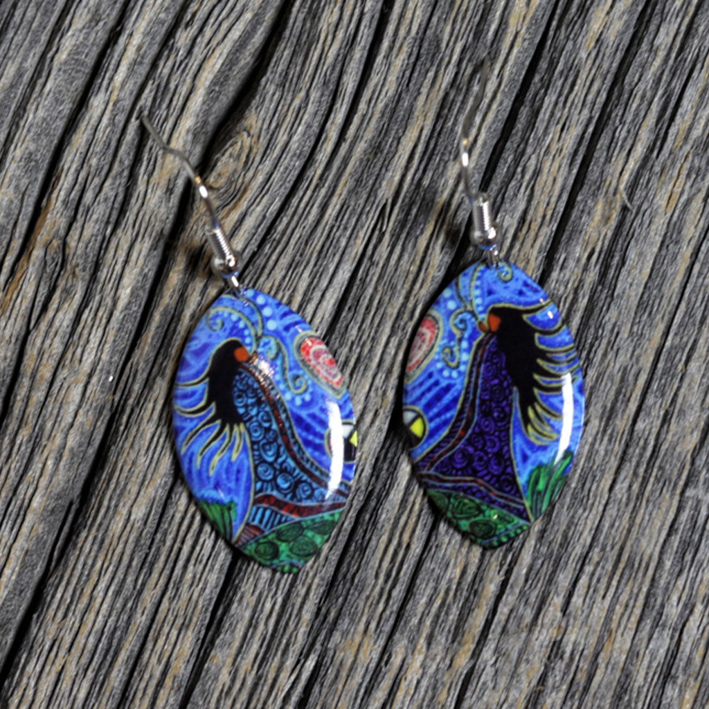 'Breath of Life' Earrings by Leah Dorion