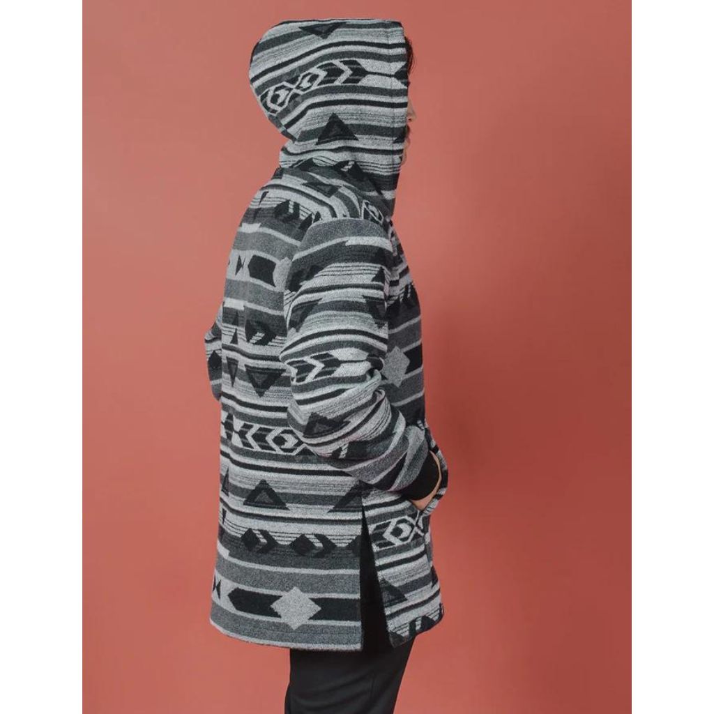'Four Directions' Hoodie Poncho by MININ TIPI