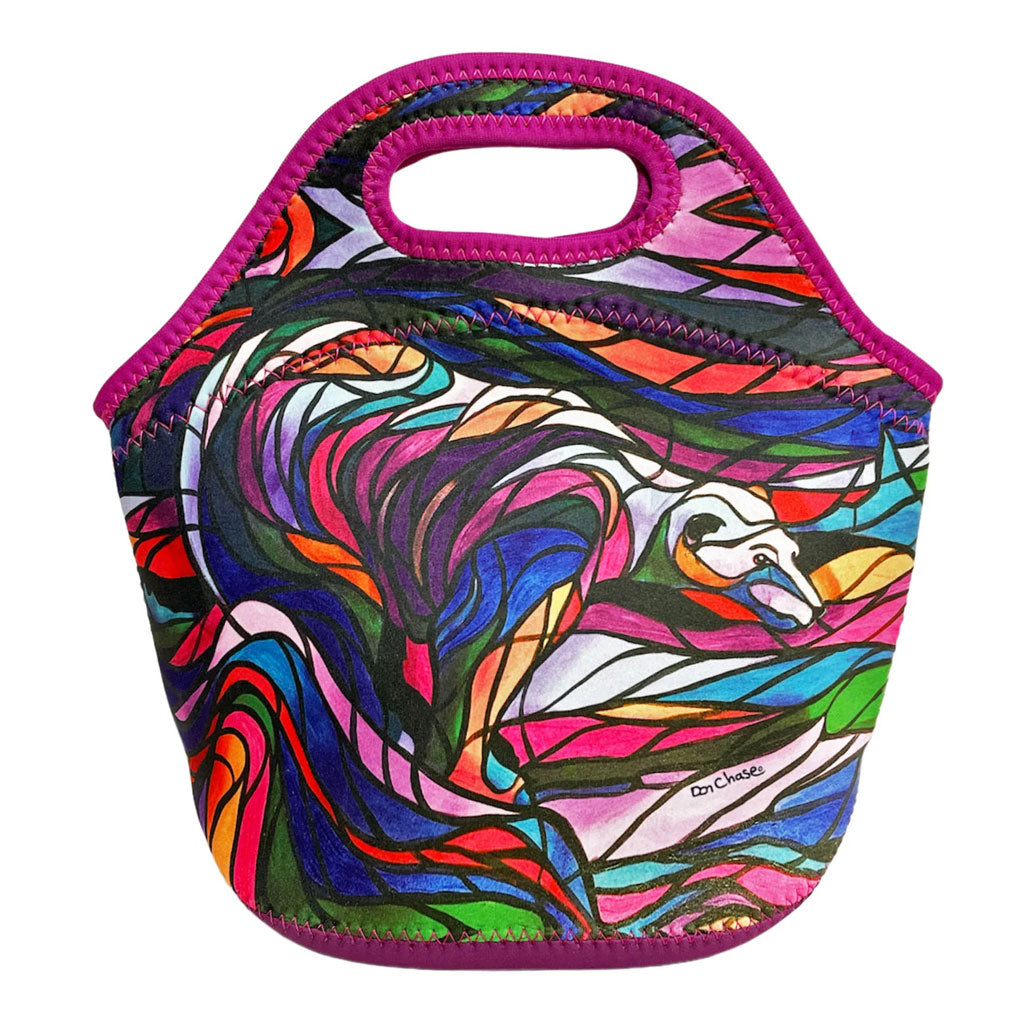 'Salmon Hunter' Insulated Lunch Bag by Don Chase
