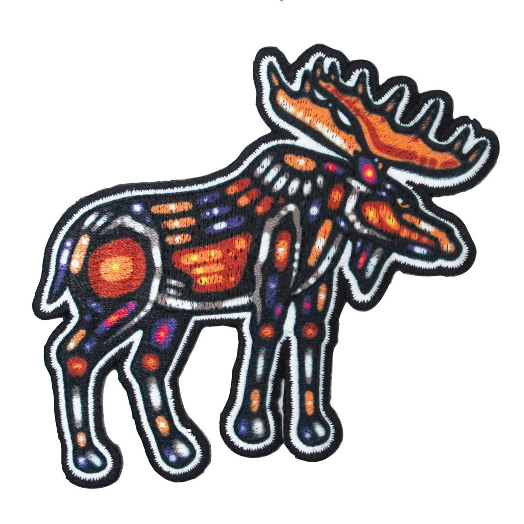 'Moose' Iron-On Patch by John Rombough
