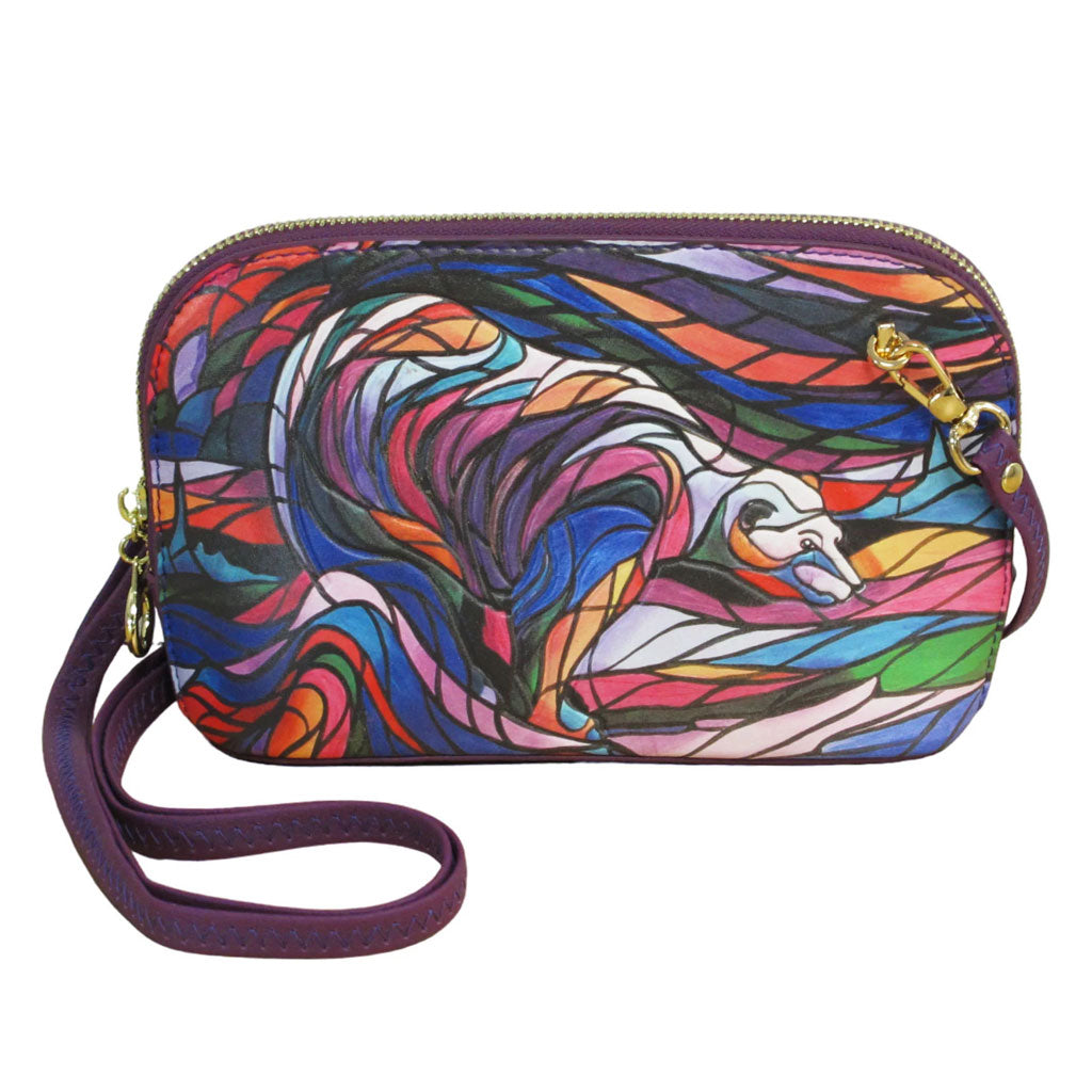 'Salmon Hunter' Crossbody Purse/Clutch by Don Chase