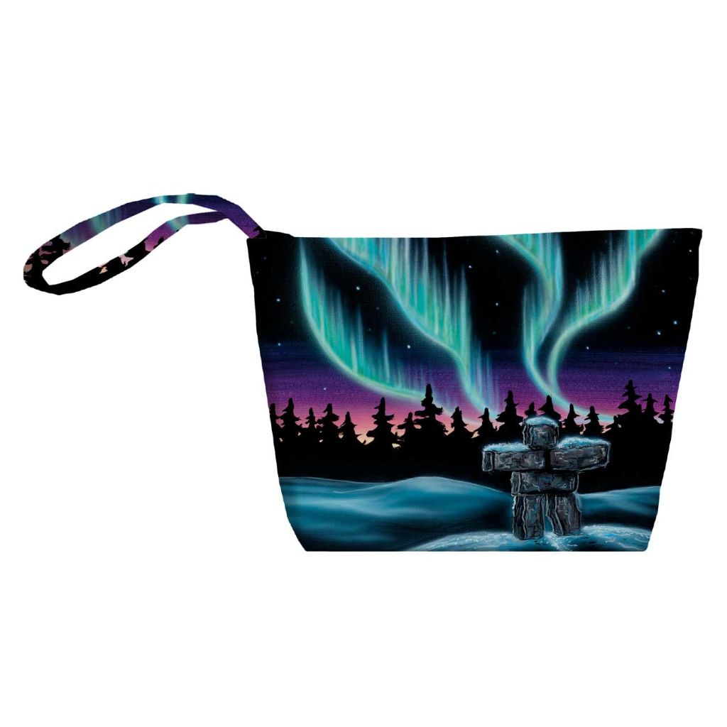 'Sky Dance - Inukshuk' Small Canvas Tote by Amy Keller-Rempp