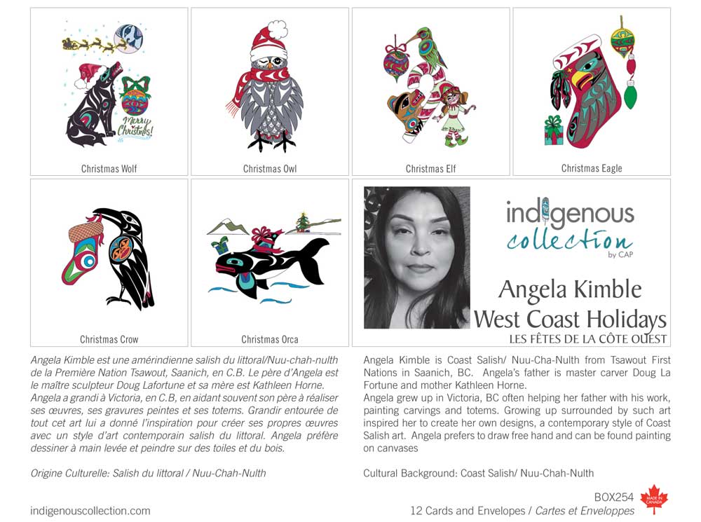 'West Coast Holidays' Box Set Note Cards by Angela Kimble