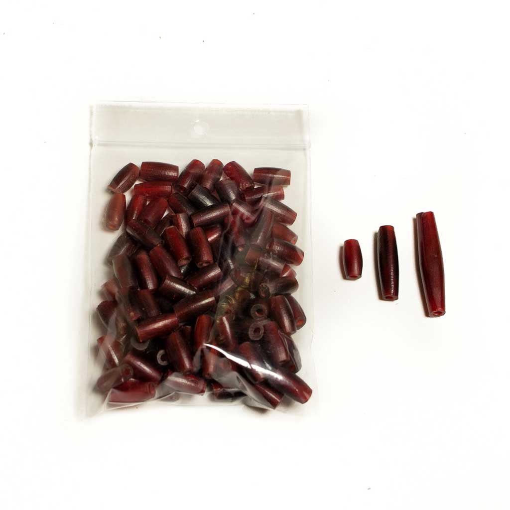 Red Horn Hairpipe Beads - Beaded Dreams
 - 1
