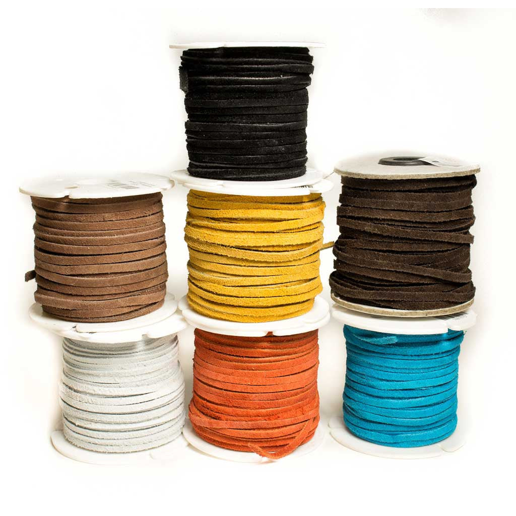 Suede Leather Lace Spools - Beaded Dreams
 - 1