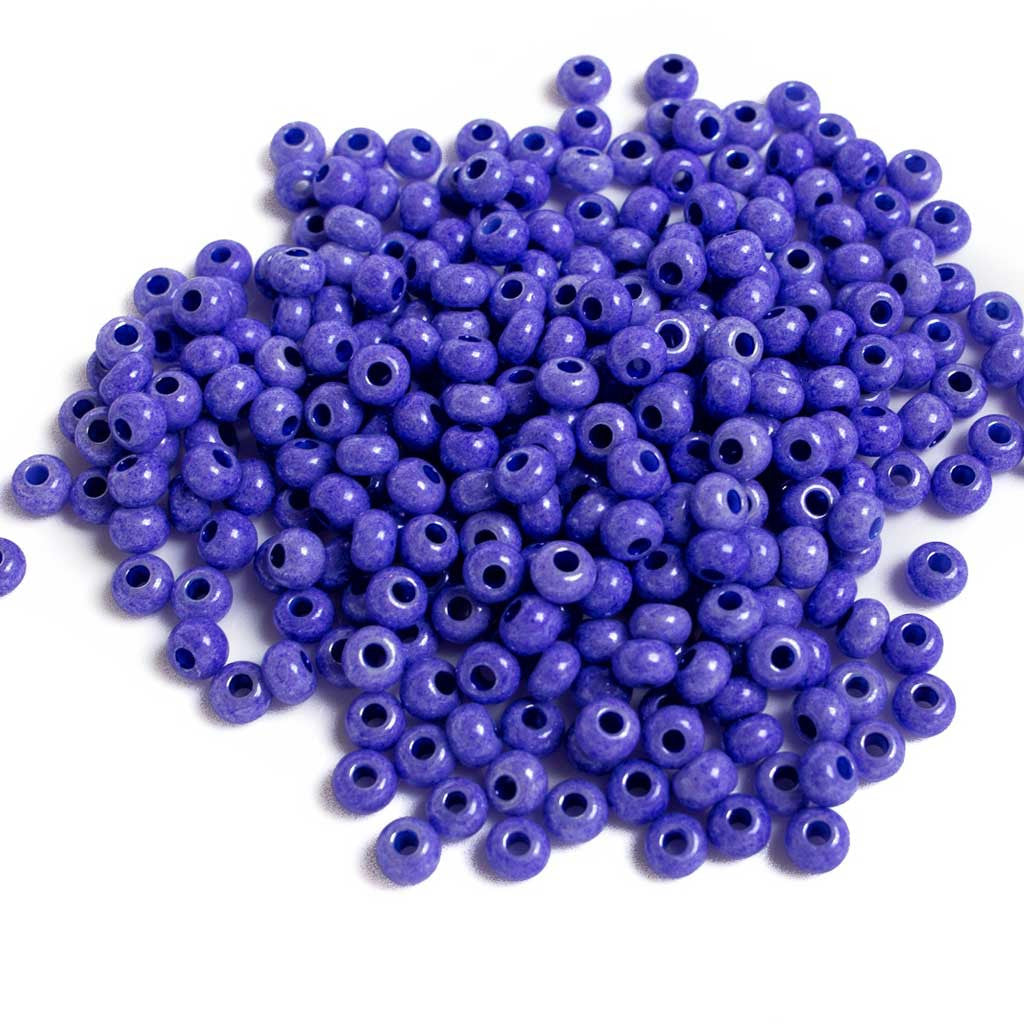 Violet Opaque Pony Beads