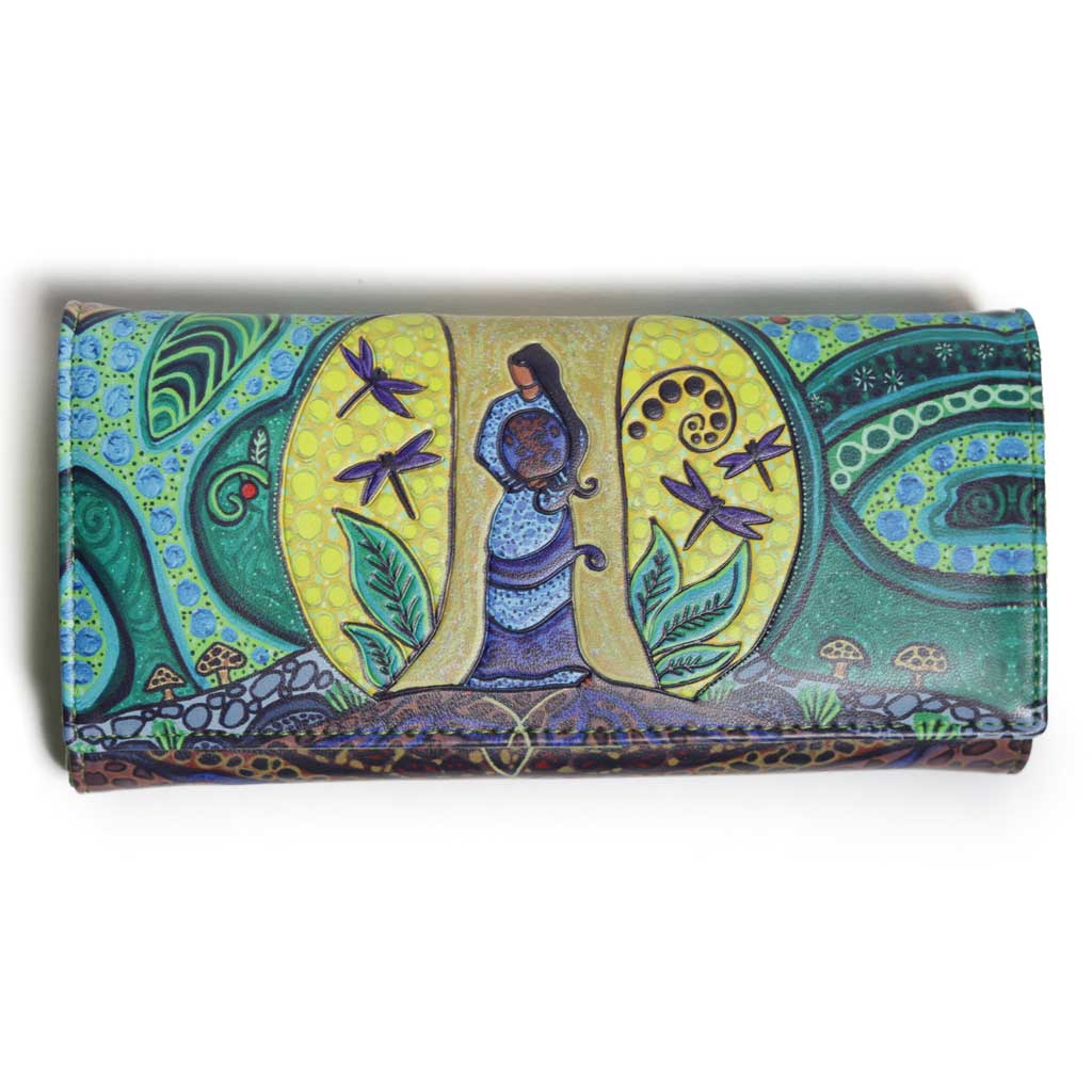 'Strong Earth Woman' Wallet by Leah Dorion