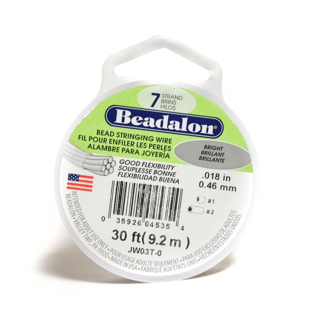 Beadalon 0.18 Bead Stringing Wire - 30 ft.