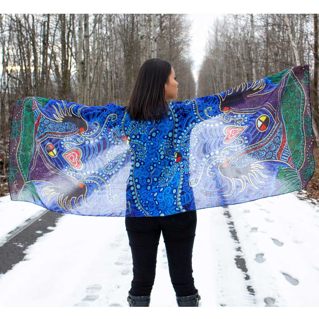 'Breath of Life' Shawl by Leah Dorion