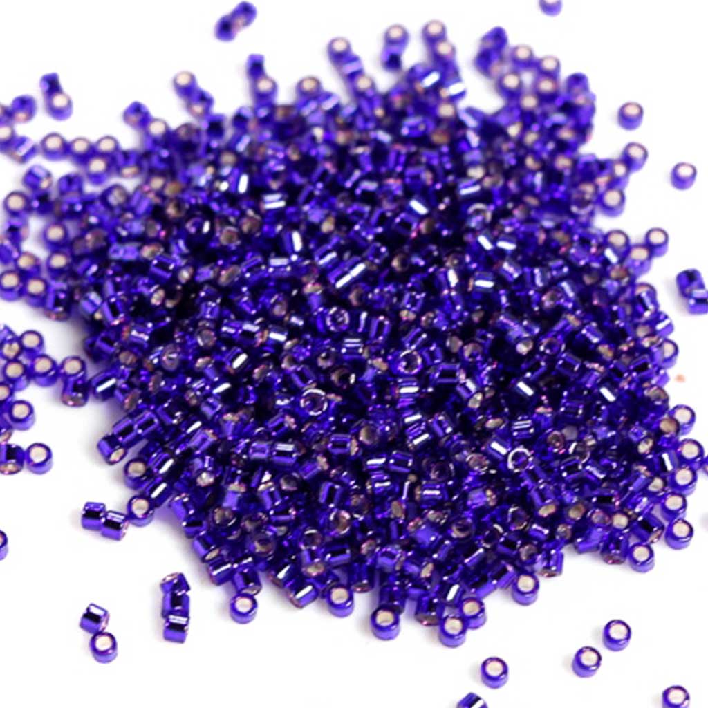Dark Violet Silverlined Dyed - Delicas