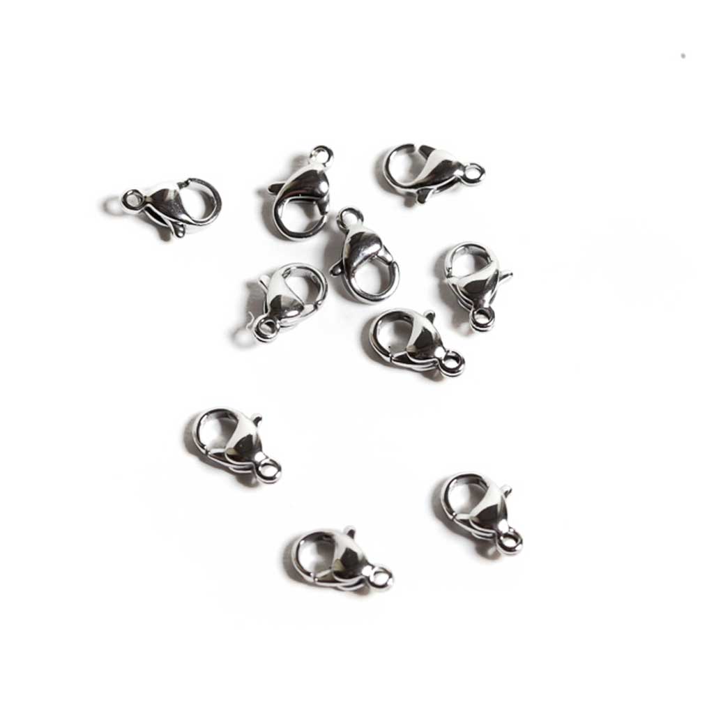 Stainless Steel Lobster Clasps - 10x6.5mm