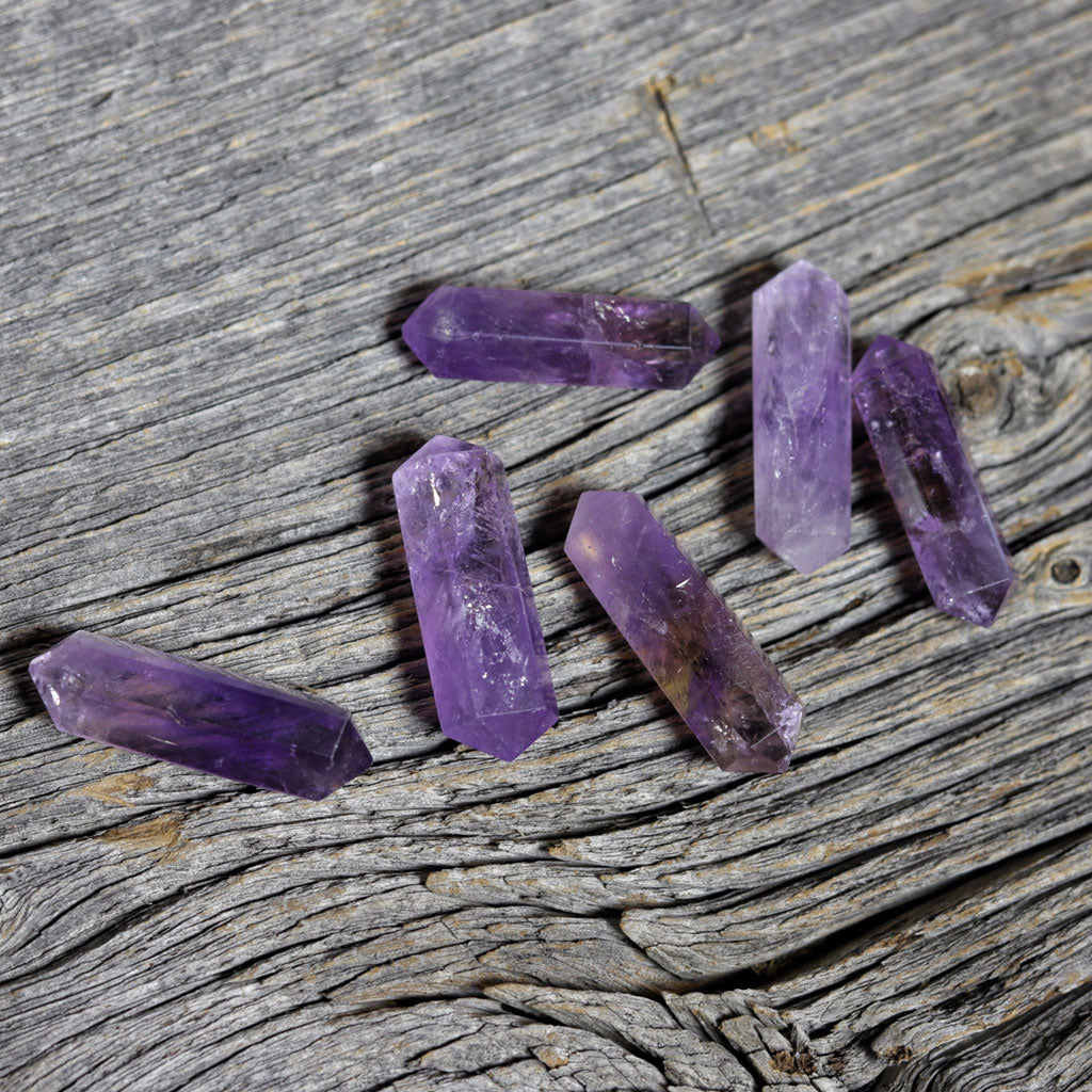 Terminated Amethyst Points