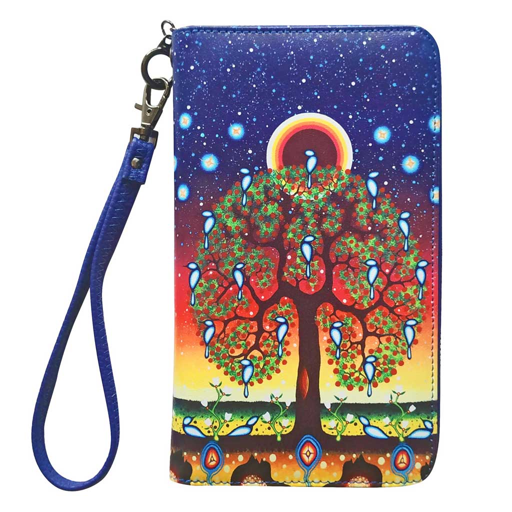 'Tree of Life' Travel Wallet by James Jacko