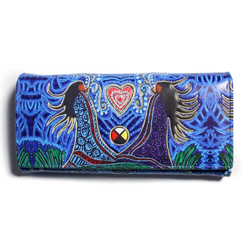 'Breath of Life' Wallet by Leah Dorion