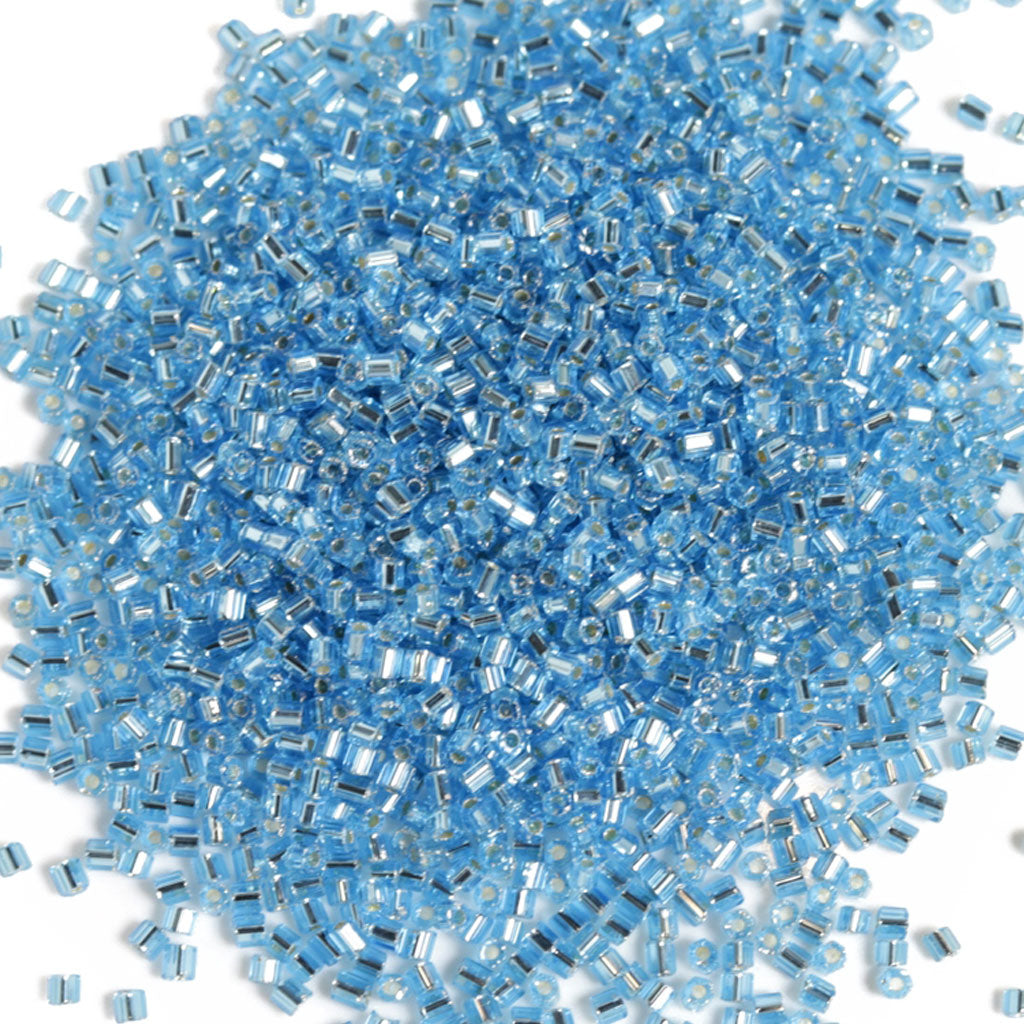 Light Aqua Silverlined - 2 cut