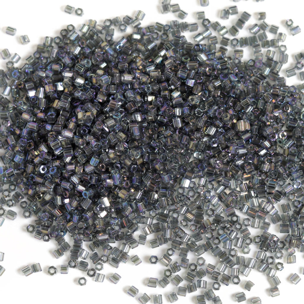 Transparent Grey Aurora Borealis - 2 cut