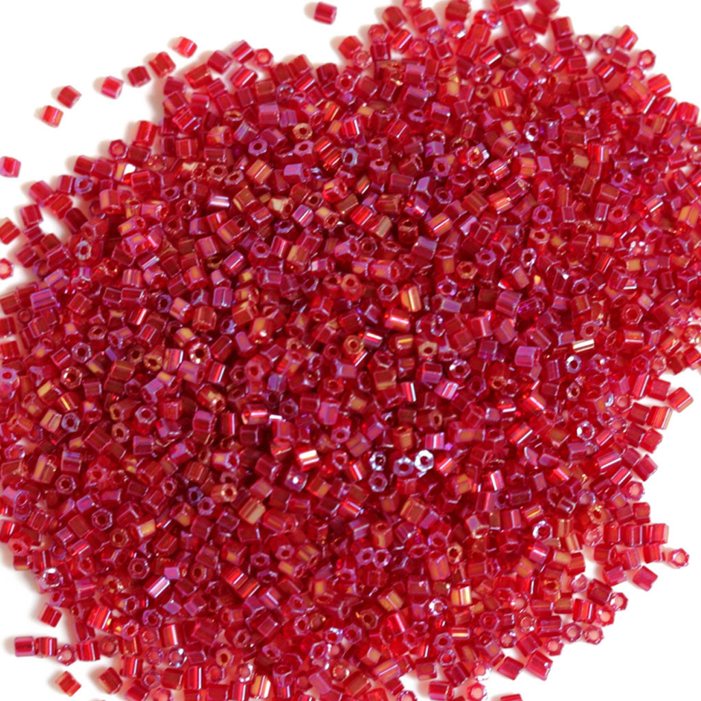 Transparent Red Aurora Borealis - 2 cut