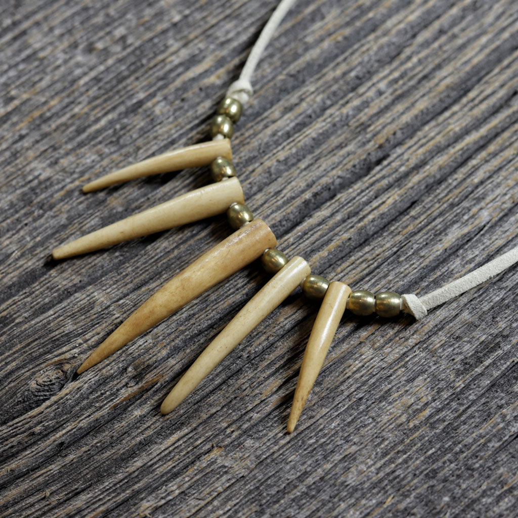 5 'Claw' Bone Necklace