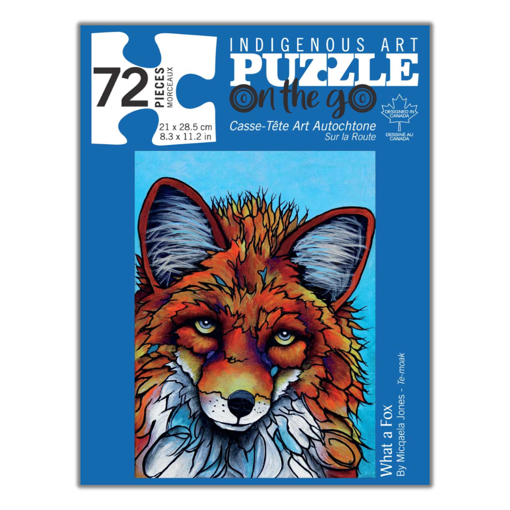&#39;What a Fox&#39; 72 Piece Puzzle by Micqaela Jones