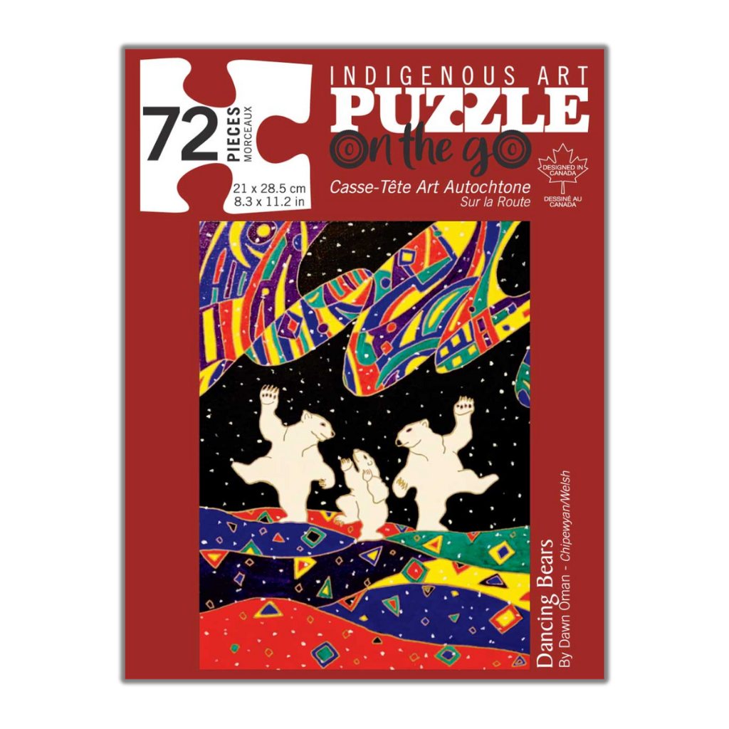 'Dancing Bears' 72 Piece Puzzle by Dawn Oman