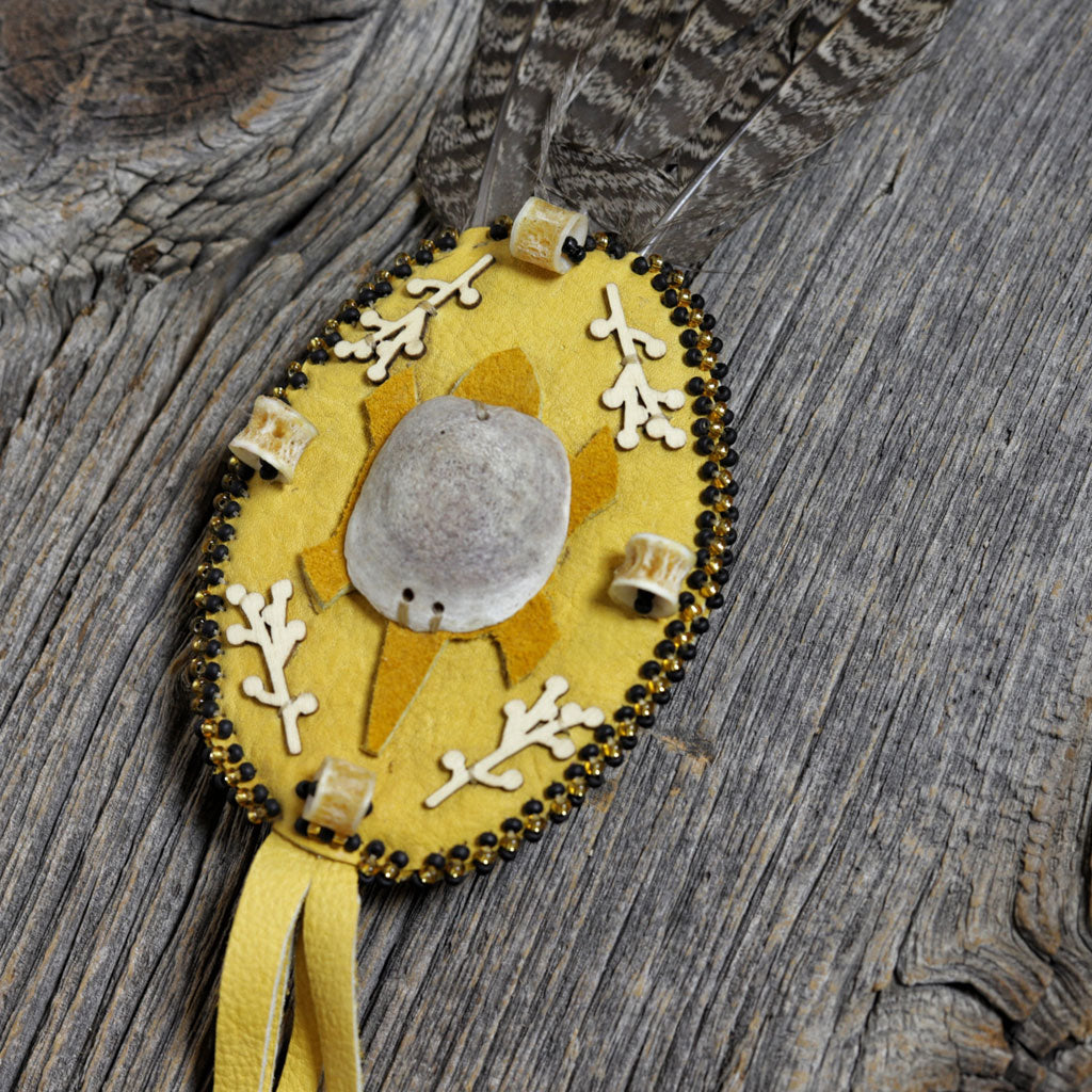 Turtle Smoke Tanned Barrette by Gracy ratt