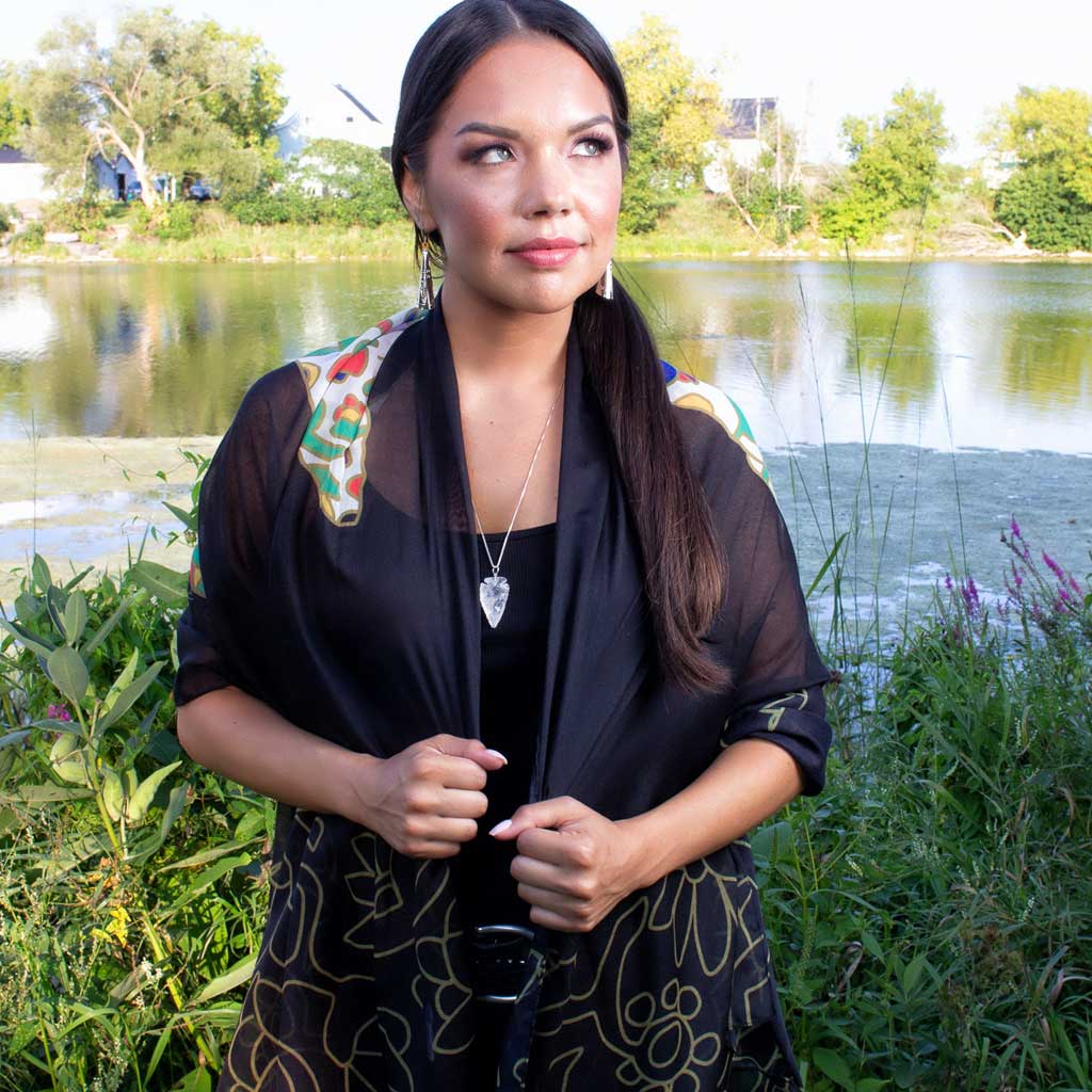 &#39;Spring Bear&#39; Eco-Scarf by Dawn Oman