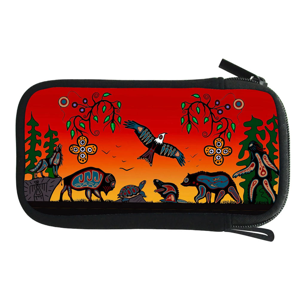 &#39;Seven Grandfather Teachings&#39; Accessory Case by Cody James Houle
