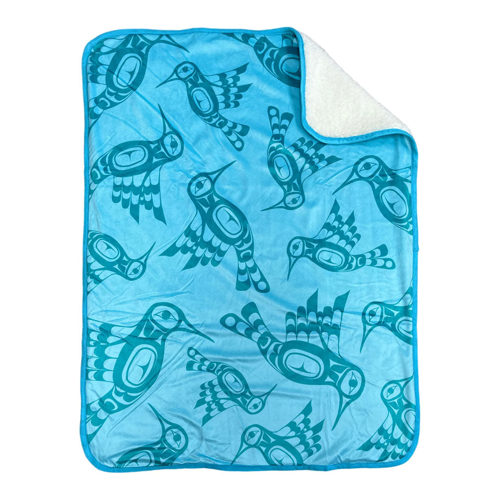 'Hummingbird' Baby Blanket by Francis Dick