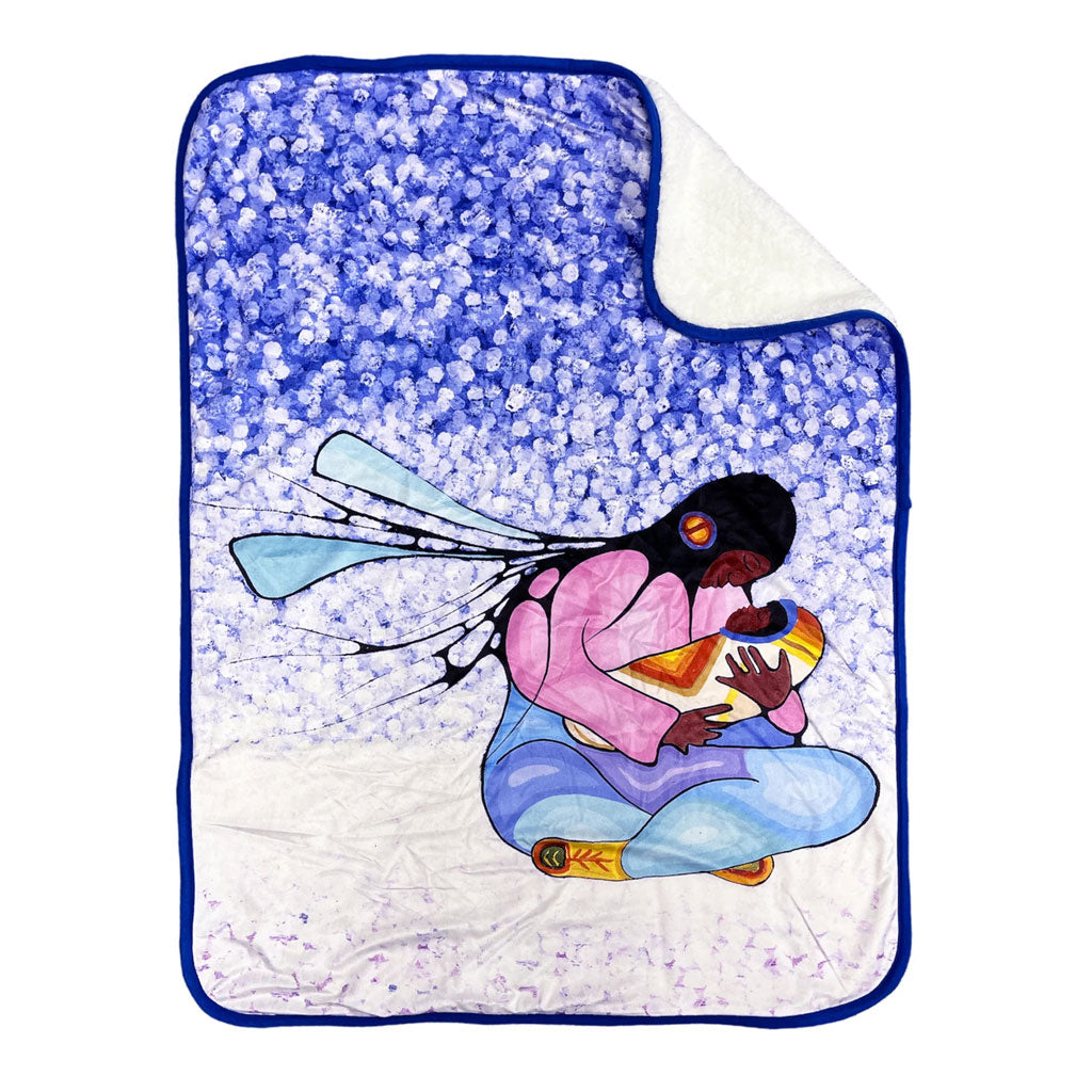 'Joyous Motherhood' Baby Blanket by Cecil Youngfox