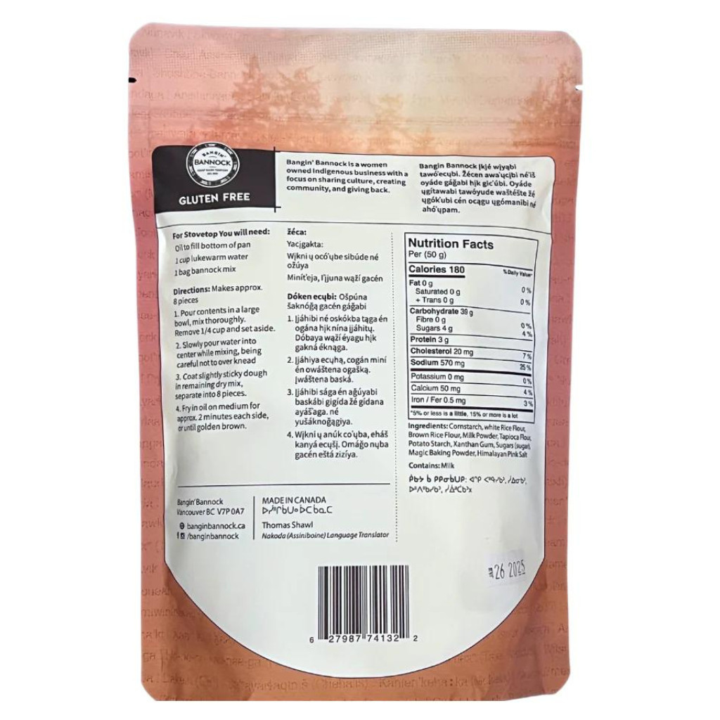 Indigenous Gluten Free Frybread Mix by Bangin&#39; Bannock