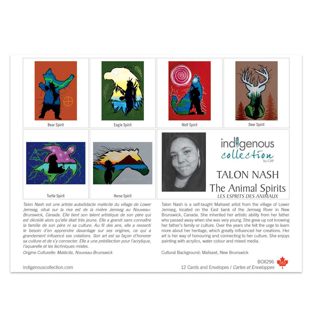 &#39;The Animal Spirits&#39; Box Set Note Cards by Talon Nash