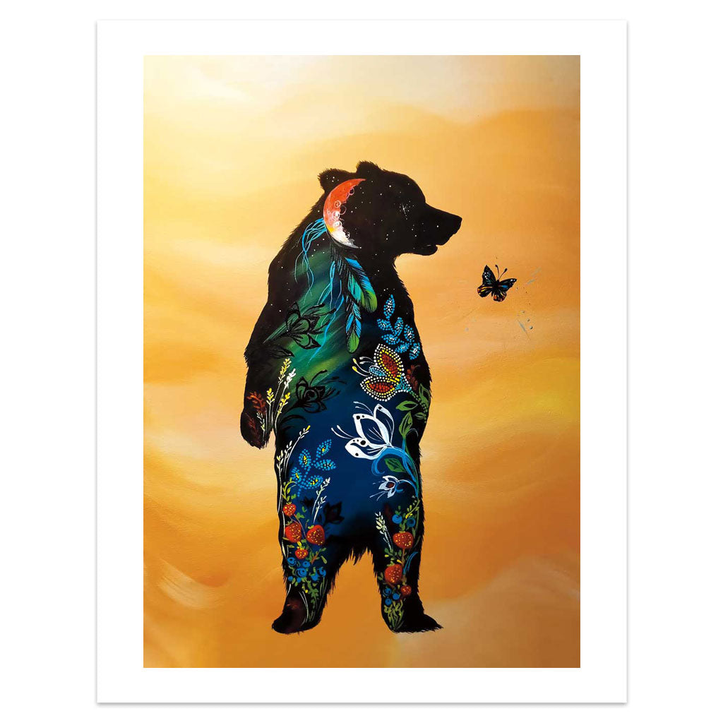 'Journey of the Bear' Greeting Card by Karen Erickson