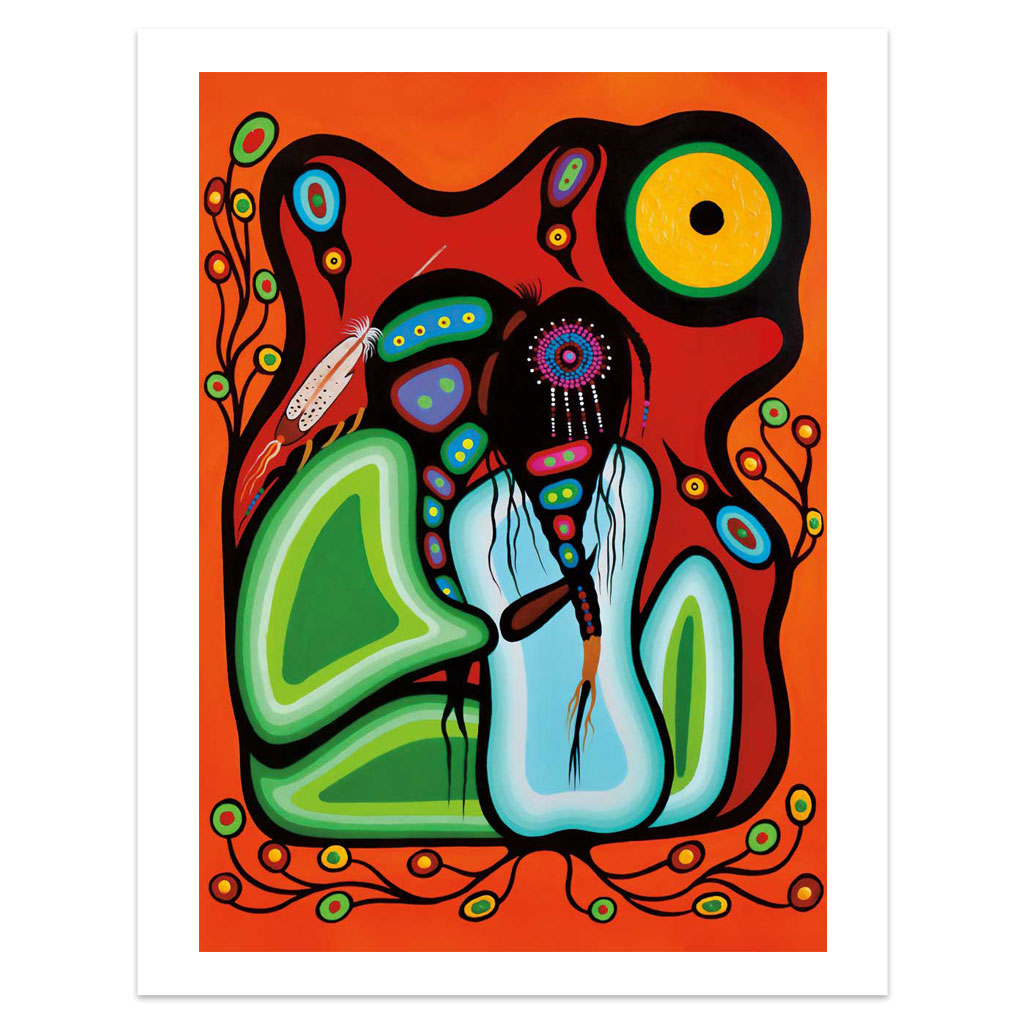 'Love' Greeting Card by Frank Polson