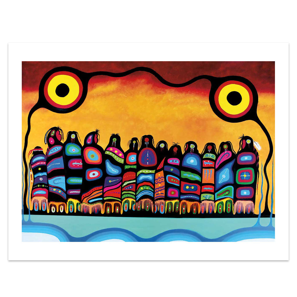 &#39;Women&#39;s Circle&#39; Greeting Card by Frank Polson