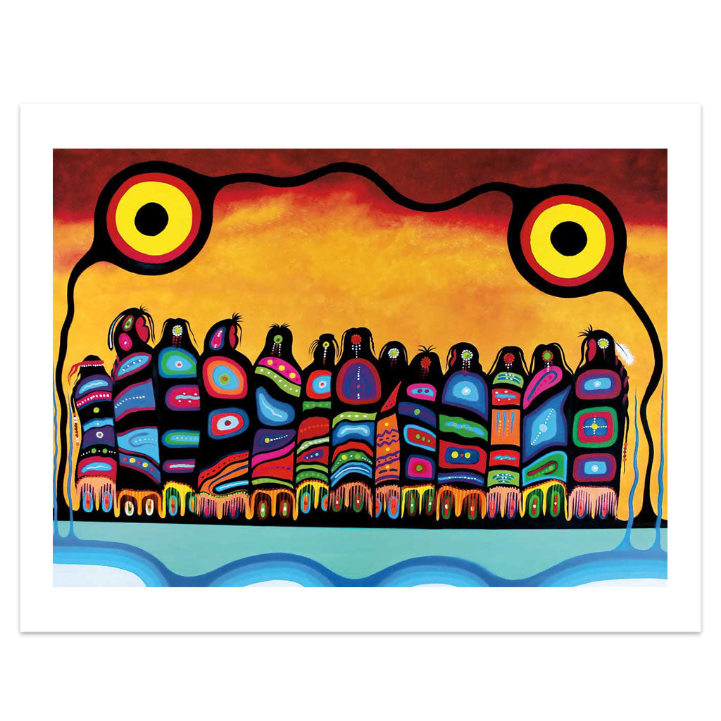 'Women's Circle' Greeting Card by Frank Polson
