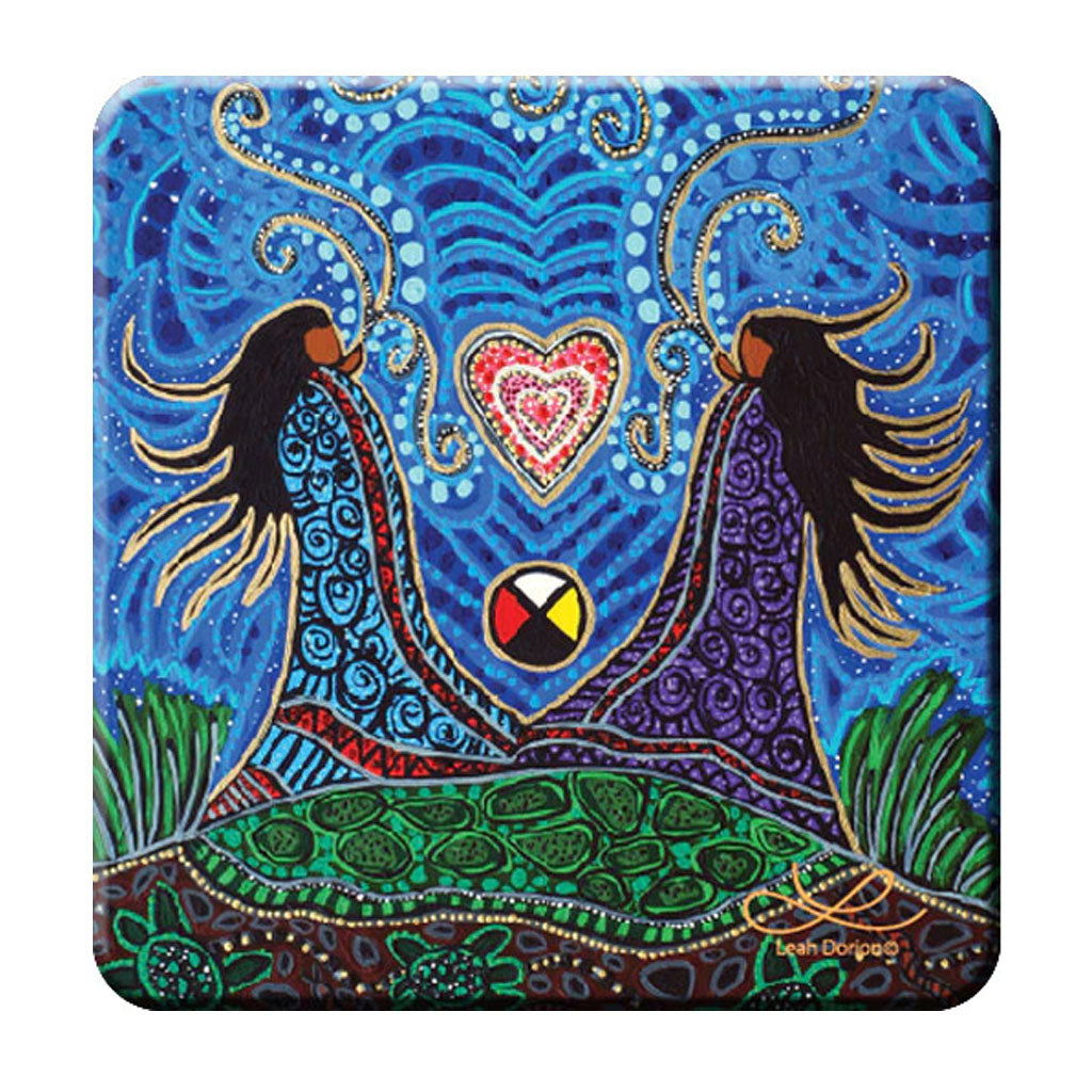 &#39;Breath of Life&#39; Coasters by Leah Dorion