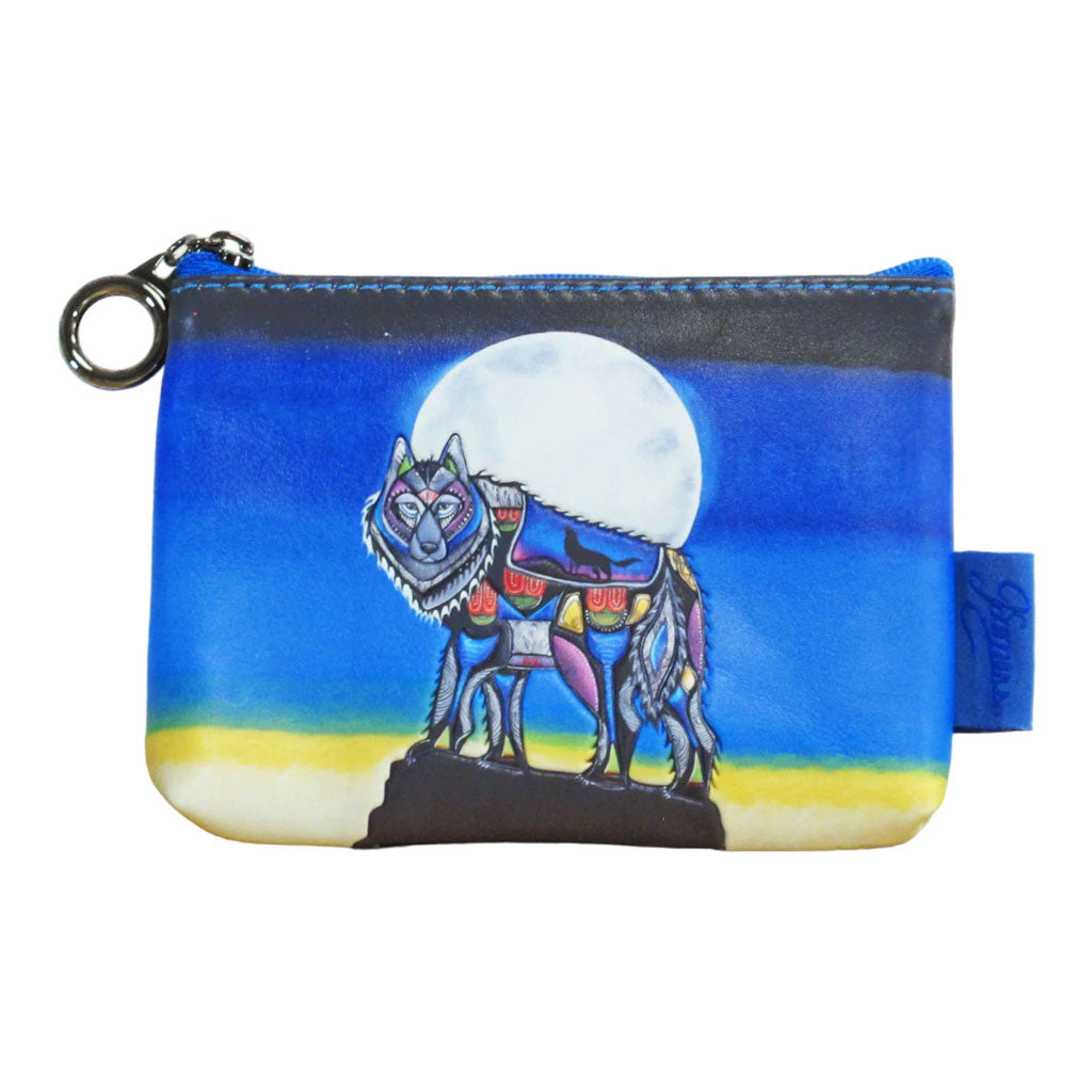 'Wolf' Coin Purse by Jessica Somers