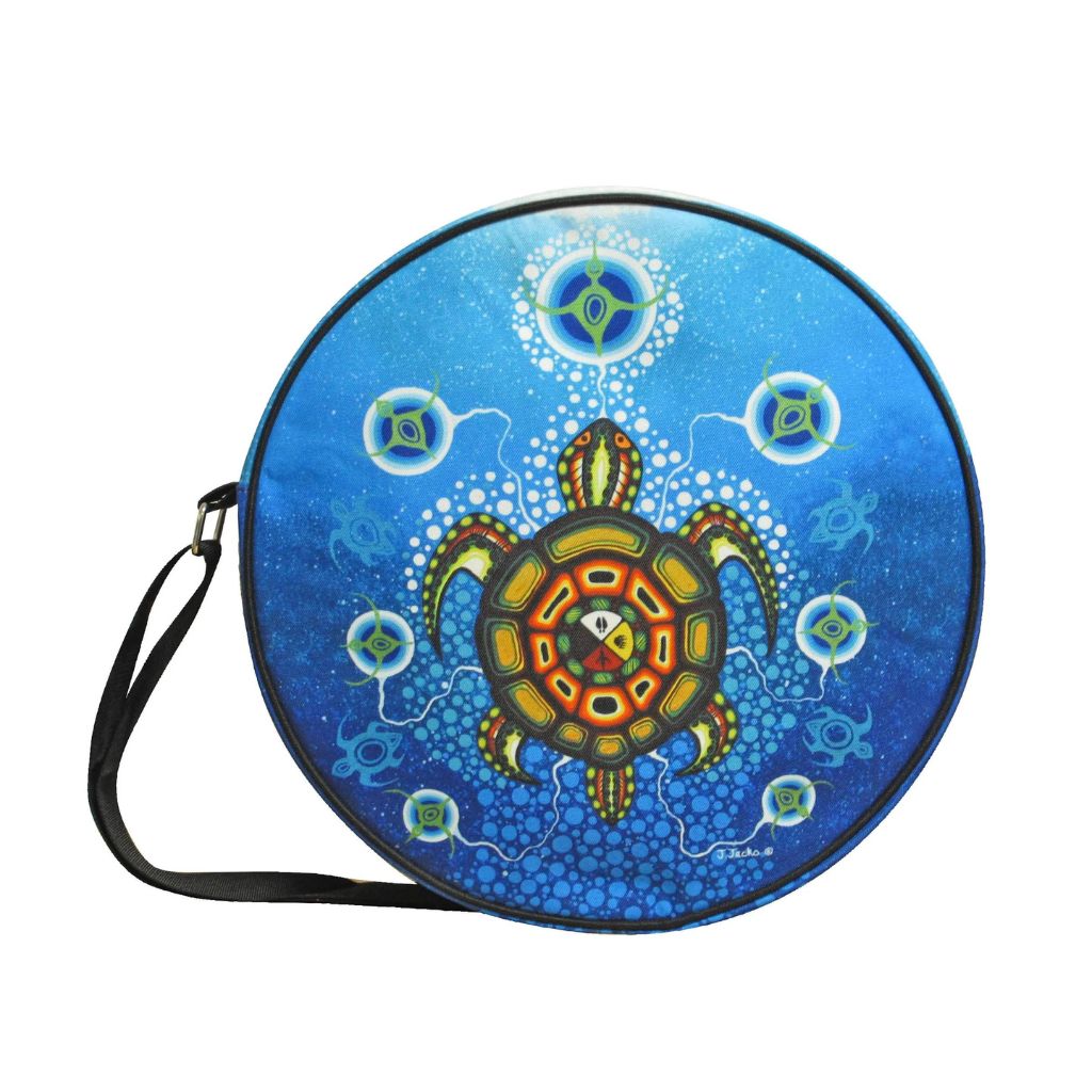&#39;Medicine Turtle&#39; Drum Bag by James Jacko
