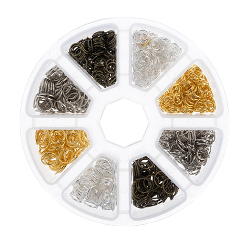 Findings Kit - Jump Rings - 1200 pcs.