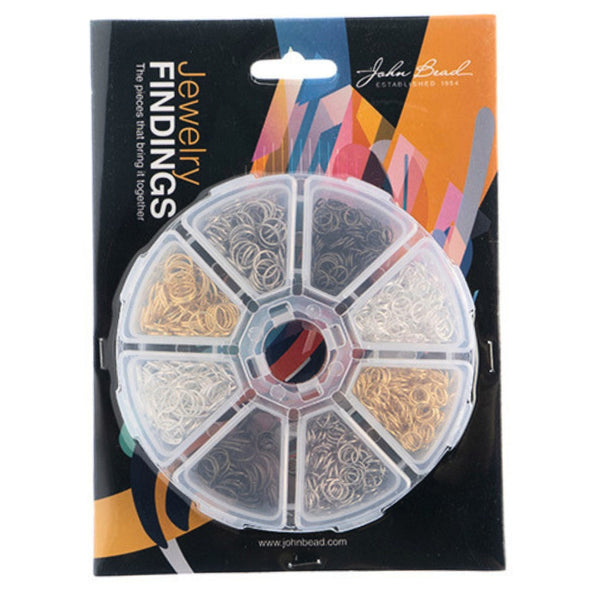 Findings Kit - Jump Rings - 1200 pcs. - Beaded Dreams
