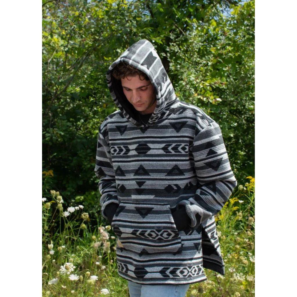 Hooded poncho deals