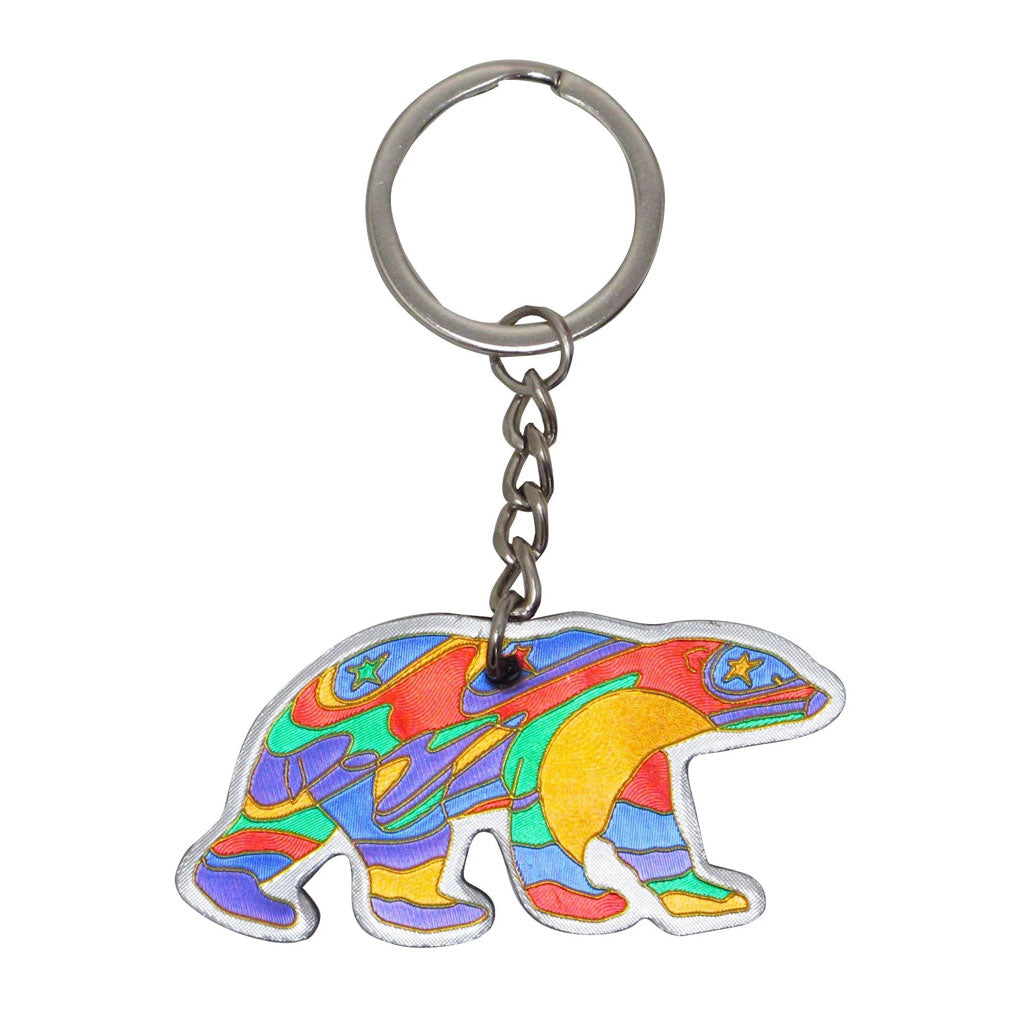 'Alpha Bear' Keychain by Dawn Oman