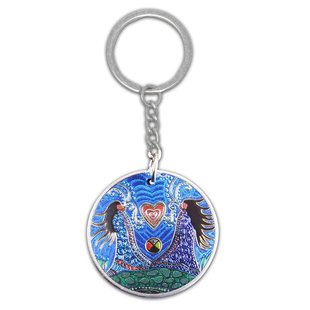 'Breath of Life' Keychain by Leah Dorion