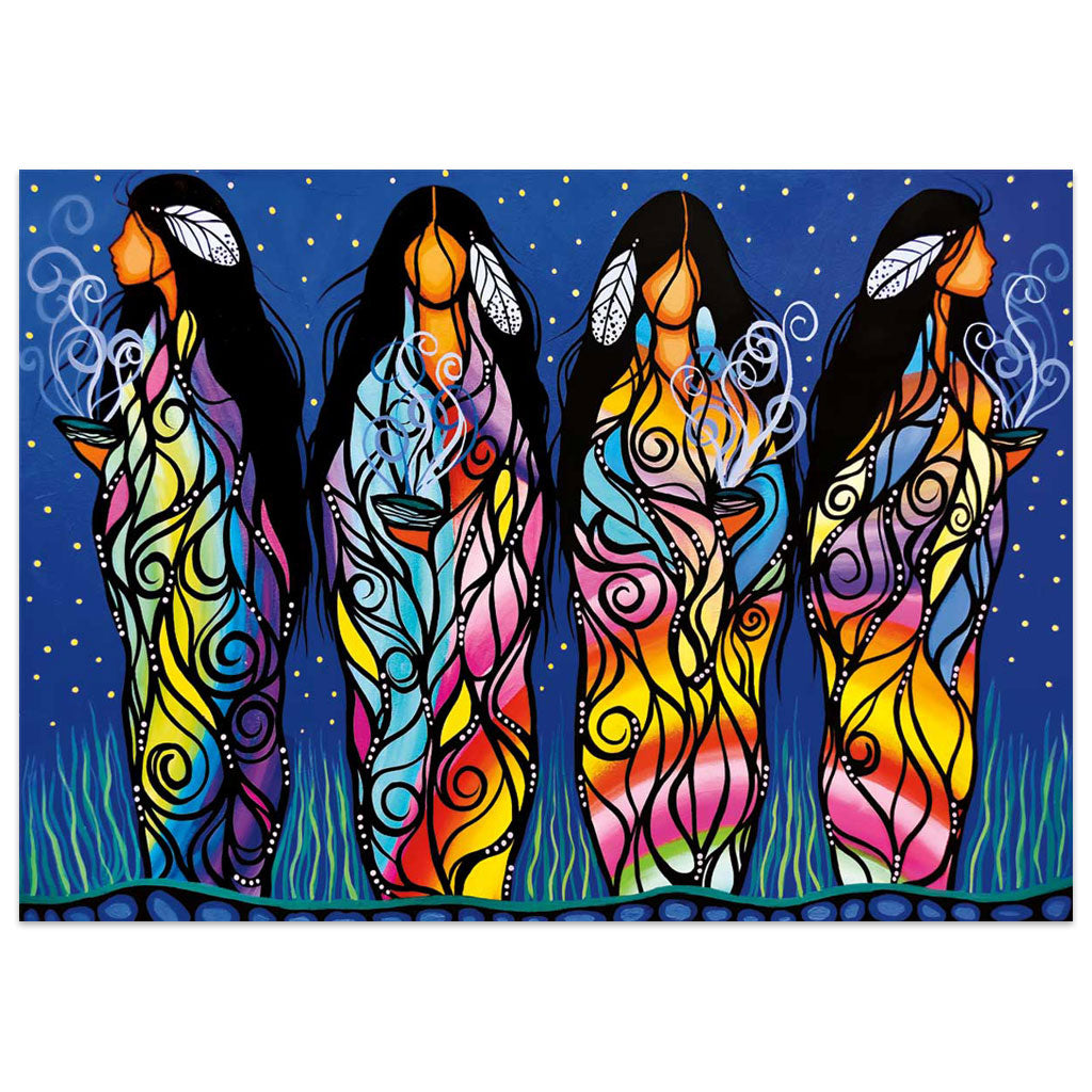 &#39;Bringing Good Medicine&#39; Magnet by Jackie Traverse