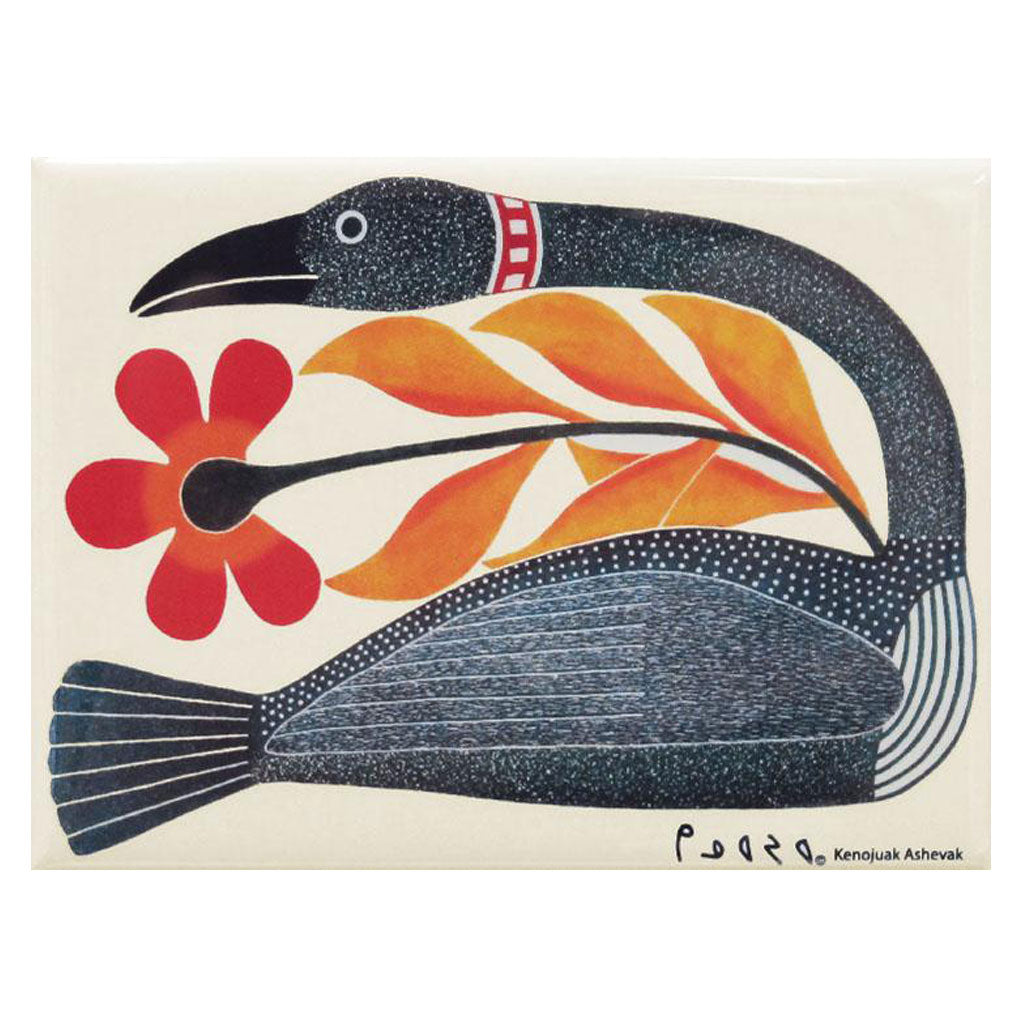 'Floral Passage' Magnet by Kenojuak Ashevak