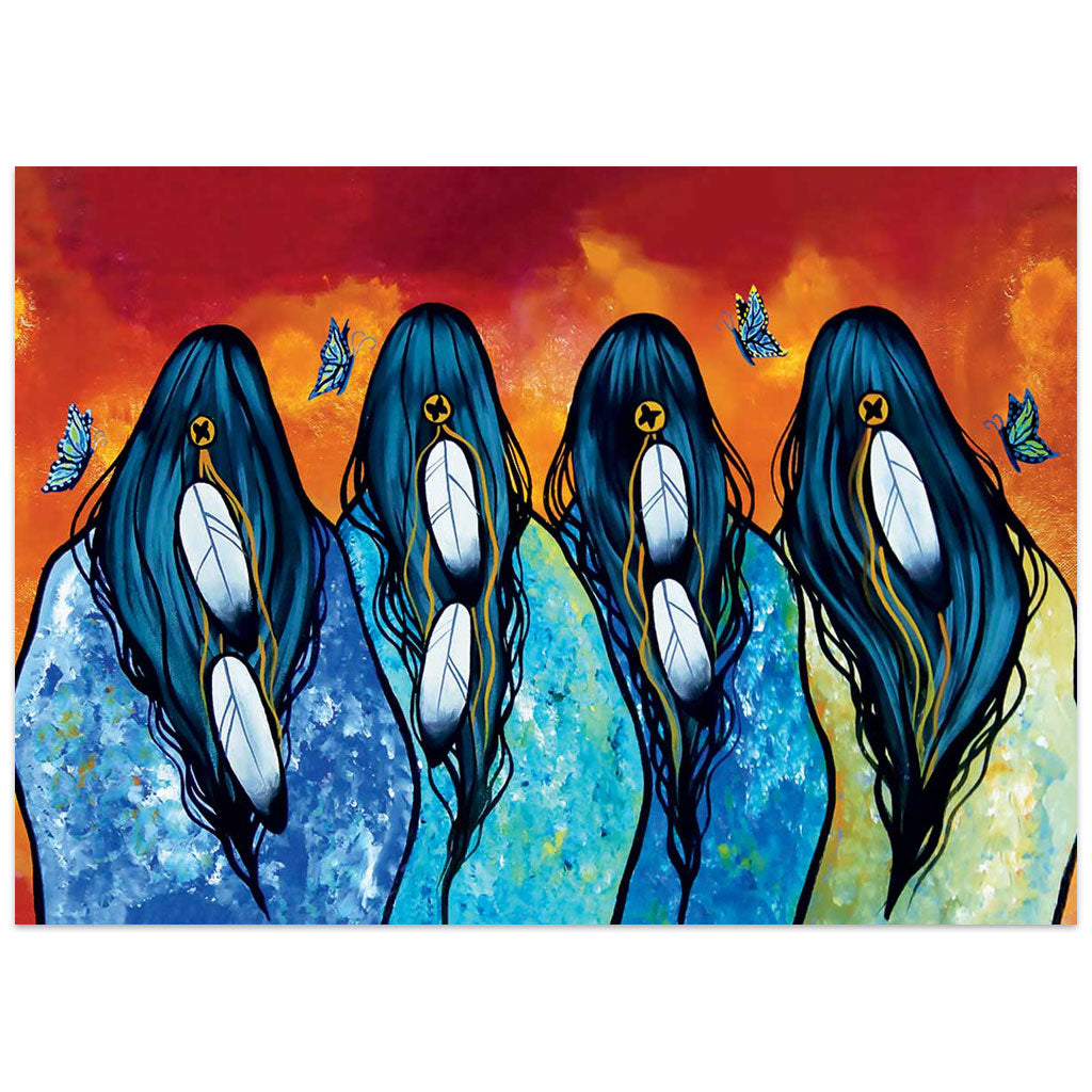 &#39;Tobacco Women&#39; Magnet by Jackie Traverse