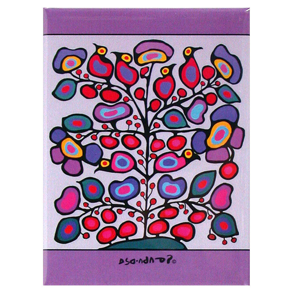 'Woodland Floral' Magnet by Norval Morrisseau