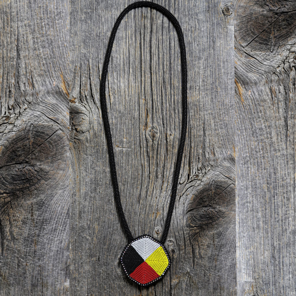 Medicine Wheel Medallion by Walking Beads