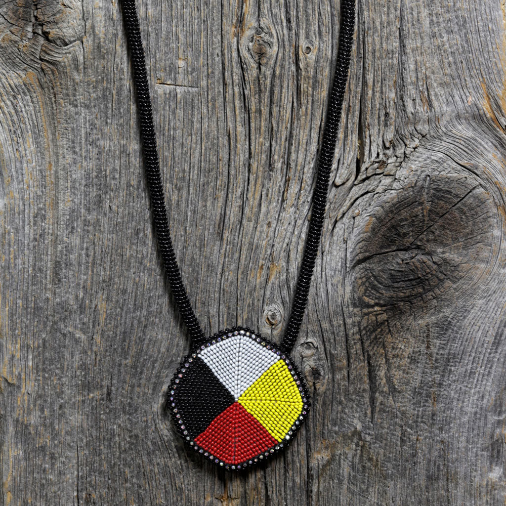 Medicine Wheel Medallion by Walking Beads